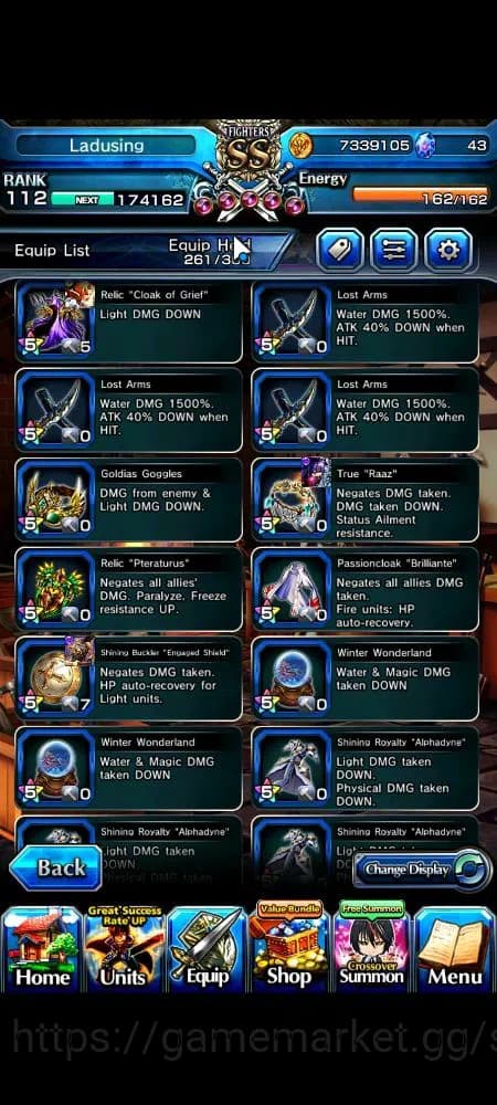 Grand Summoners Accounts Global|Rank 112|28 Ascend+6 TW|[Inumuta,Sayaka,Emi image 17