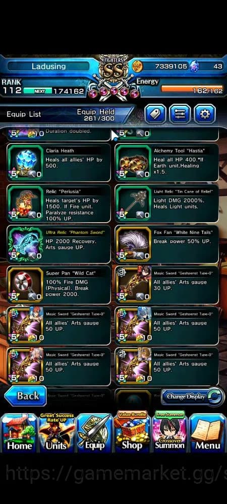 Grand Summoners Accounts Global|Rank 112|28 Ascend+6 TW|[Inumuta,Sayaka,Emi image 19