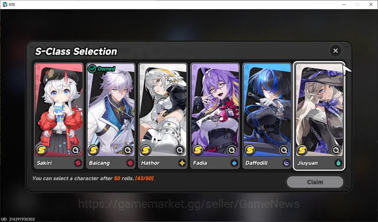 Neverness to Everness Accounts GLOBAL EU |HL 3| 2 SSR Limited Nanally Awk 1 + Pho image 6