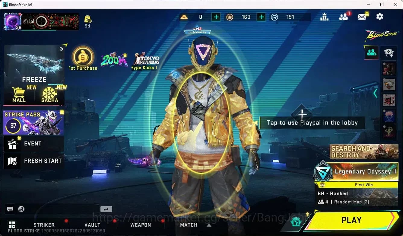 Blood Strike Accounts ASIA | EVO FAL-Evolved Draco | 8 Legendary Skins | image 1
