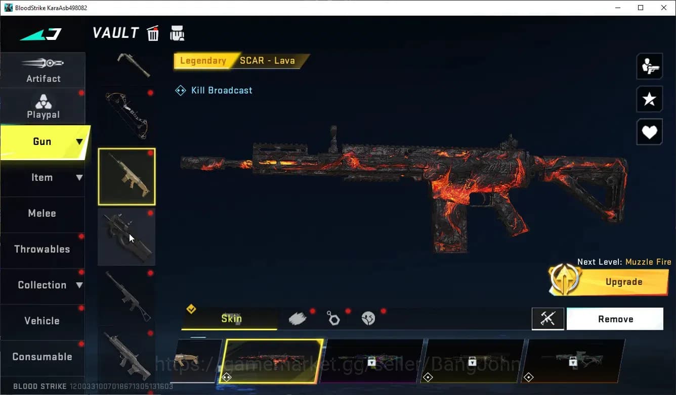 Blood Strike Accounts ASIA|COLLAB,ETHAN|ULTRA,ORIGIN-12,FAL,UMP45|LEGEND image 8