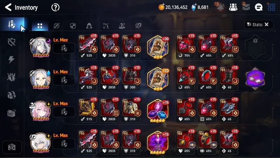 Epic Seven Accounts GLOBAL Unverif|New Era|9 ML(BArunka,LOTScales,NM L image 15