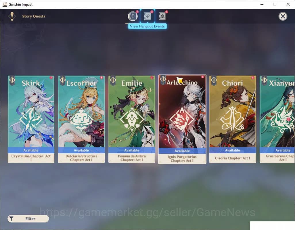 Genshin Impact Accounts EU | Ready Gacha | AR 55 | 58700Primogem + 64 IF + image 12