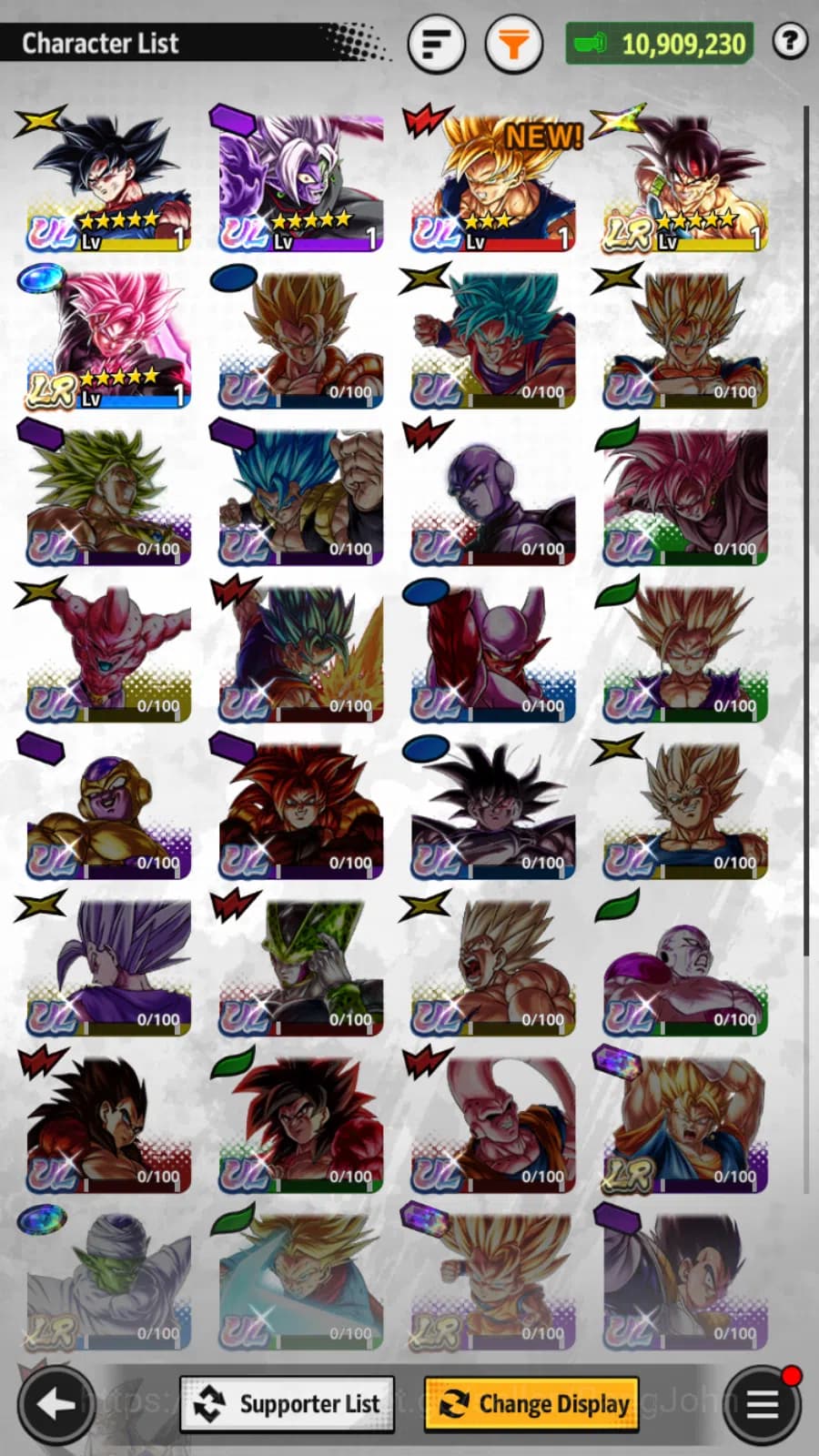Dragon Ball Legends Accounts Lvl 150|10M Total Power|3k CC|2LR|3UL|Badrock,SS G image 1