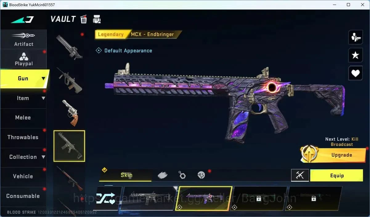 Blood Strike Accounts ASIA | Collab AK47-Sacred Axe Rhitta | 5 Legendary image 15
