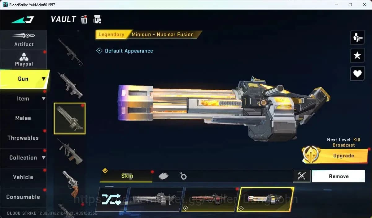 Blood Strike Accounts ASIA | Collab AK47-Sacred Axe Rhitta | 5 Legendary image 16