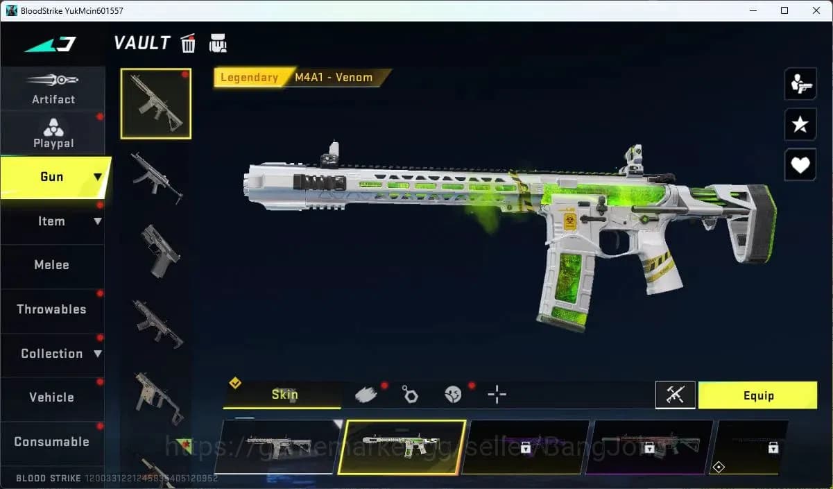 Blood Strike Accounts ASIA | Collab AK47-Sacred Axe Rhitta | 5 Legendary image 19