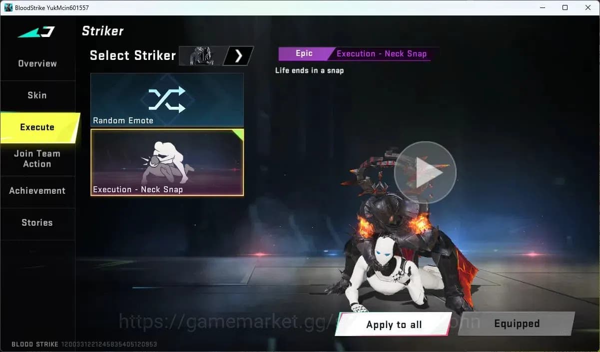 Blood Strike Accounts ASIA | Collab AK47-Sacred Axe Rhitta | 5 Legendary image 6