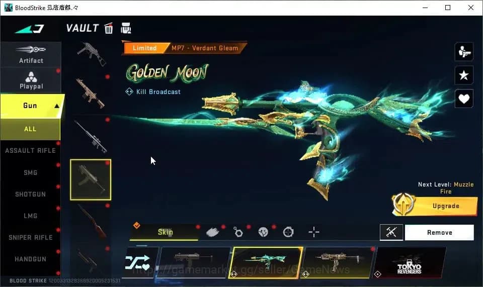 Blood Strike Accounts ASIA|ETERNAL Desert Eagle-Scorpius|2 ULTRA Melee|4 image 9