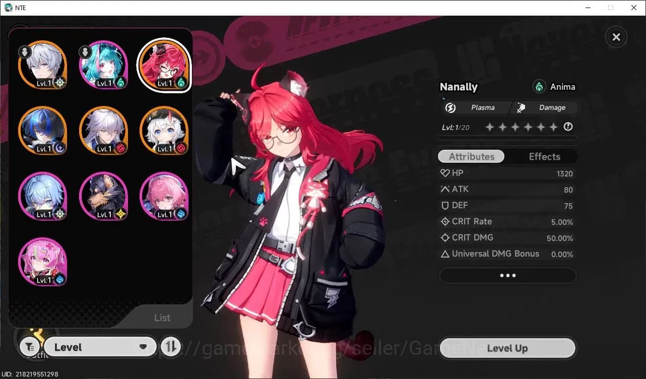 Neverness to Everness Accounts GLOBAL EU|HL 3| 4 SSR [Nanally,Sakiri,Baicang,Daff image 1