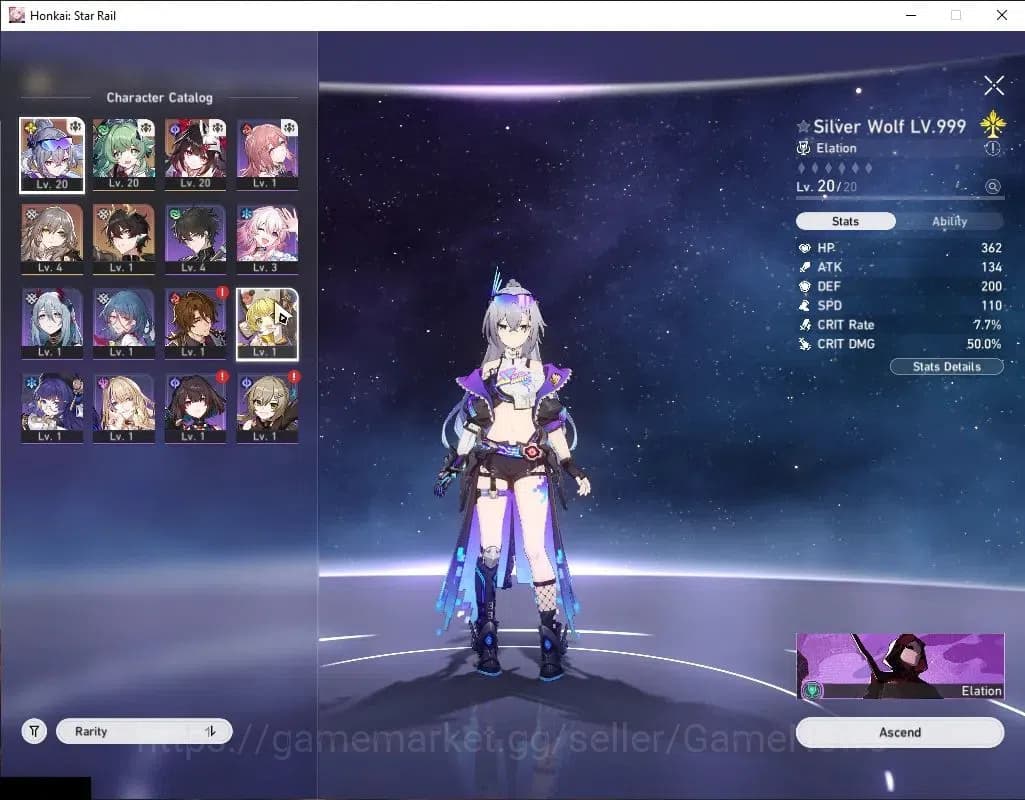 Honkai Star Rail Accounts Asia|TL 6|1 Golden Companion Spirit|4 Limited|Silv image 4