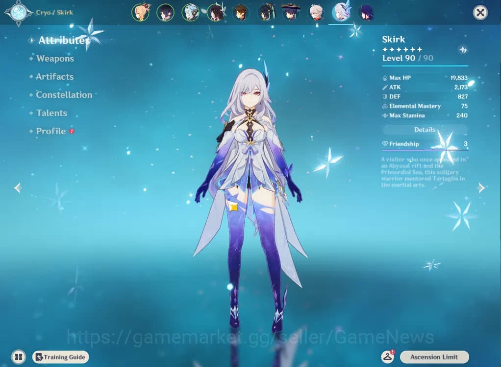 Genshin Impact Accounts ASIA|ENDGAME|AR60|16Limited+4(*5Weapon)|4PreamTeam image 4