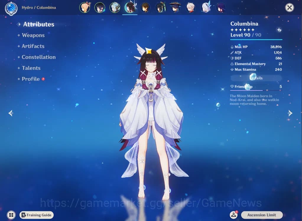 Genshin Impact Accounts ASIA|ENDGAME|AR60|16Limited+4(*5Weapon)|4PreamTeam image 5