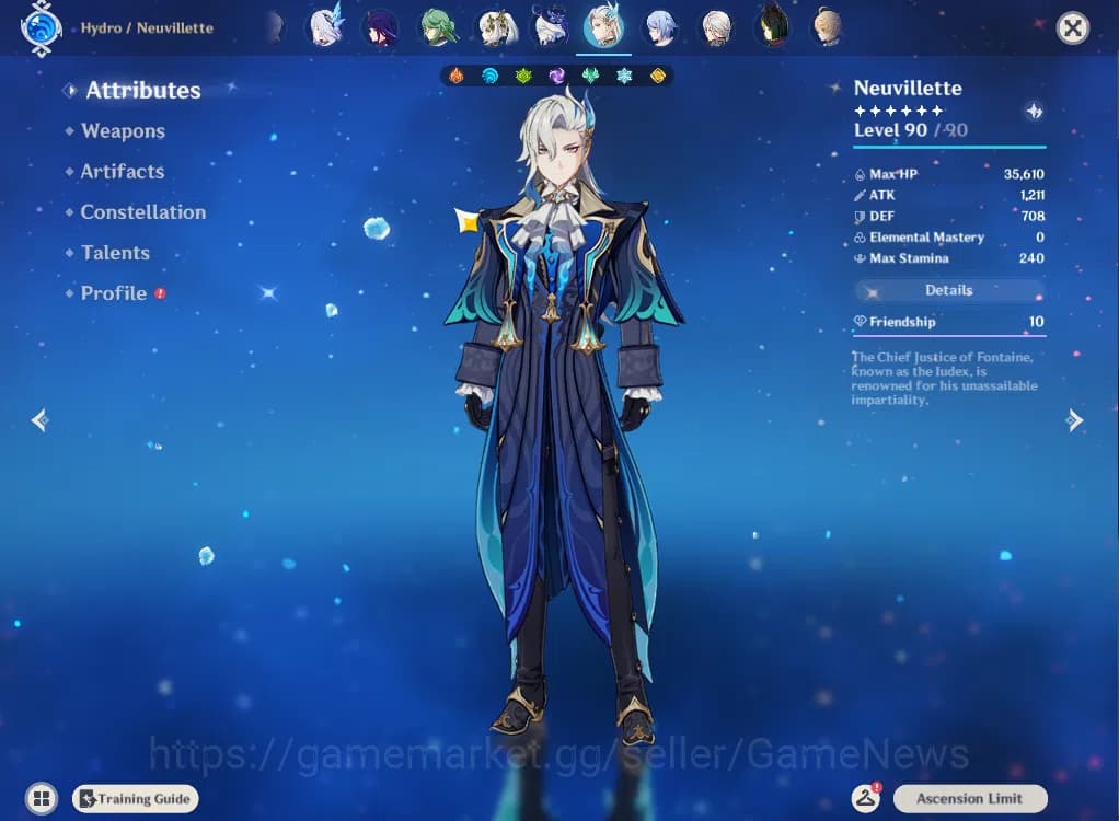 Genshin Impact Accounts ASIA|ENDGAME|AR60|16Limited+4(*5Weapon)|4PreamTeam image 7