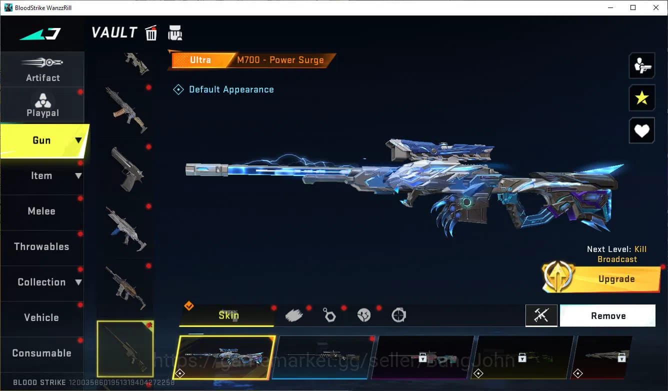 Blood Strike Accounts ASIA|ULTRA=M700,AR97|MORE DETAIL CEK SS BS558B image 6