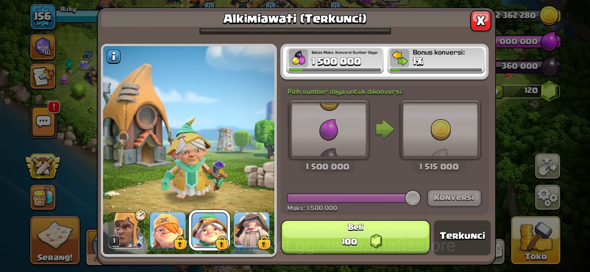 Clash of Clans Accounts TH13 MAX AQ 80 RC 30, GW 54 Heroes, 5 Pets inc. Un image 15