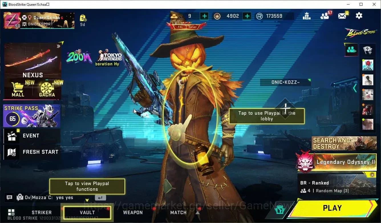 Blood Strike Accounts ASIA|ETERNAL Zero+Collab 7DS Karl98,QBZ95,EVA-SCAR image 1