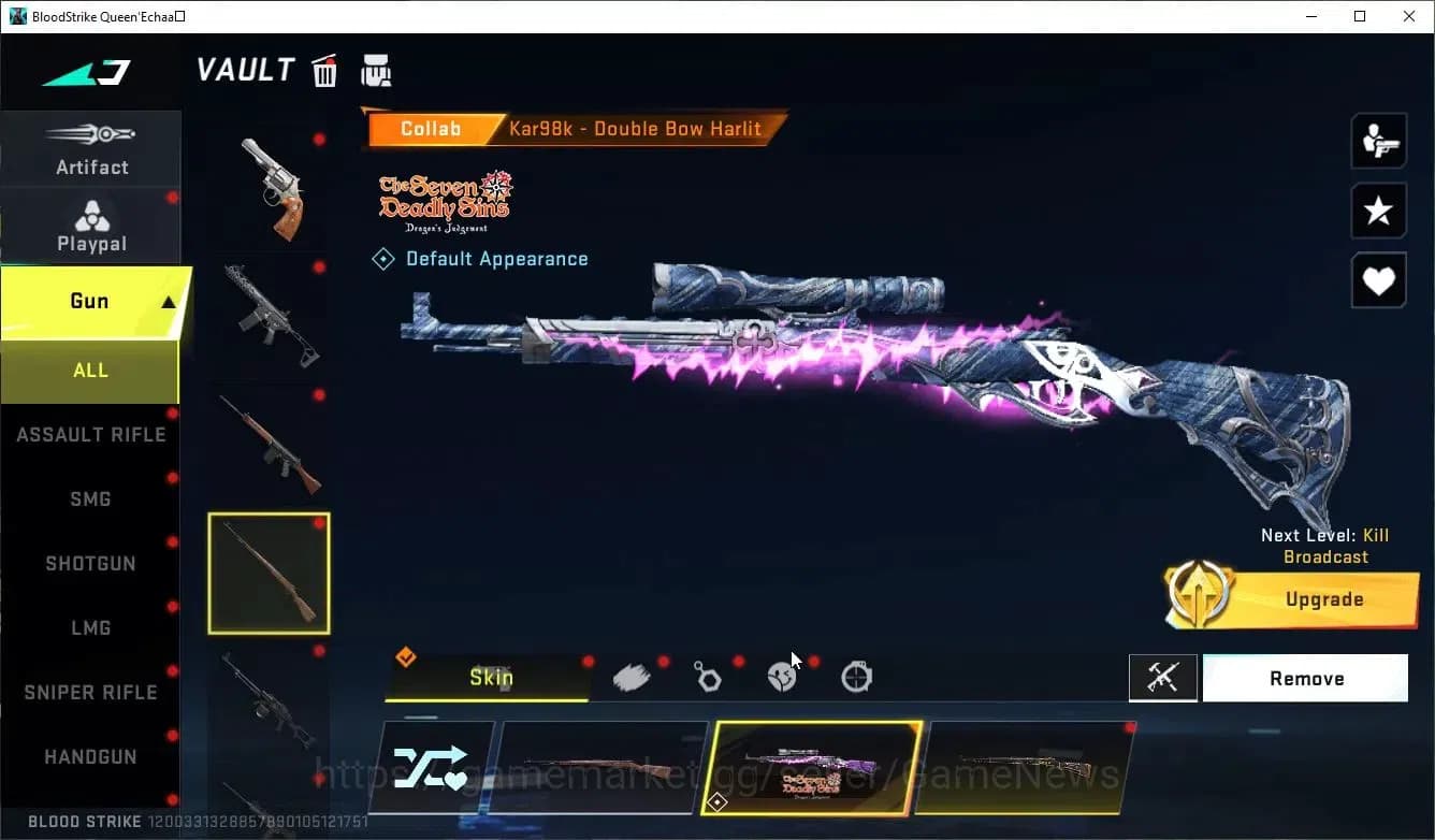 Blood Strike Accounts ASIA|ETERNAL Zero+Collab 7DS Karl98,QBZ95,EVA-SCAR image 16