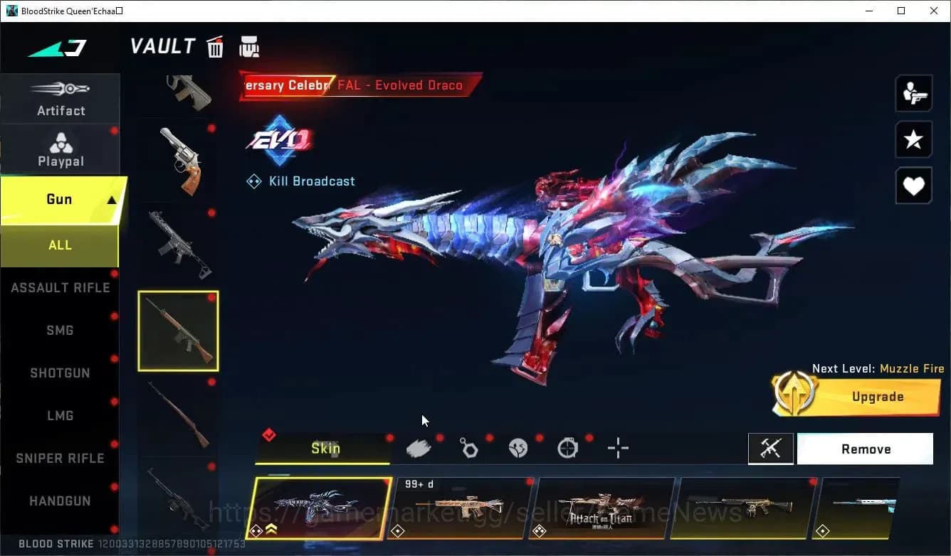 Blood Strike Accounts ASIA|ETERNAL Zero+Collab 7DS Karl98,QBZ95,EVA-SCAR image 19