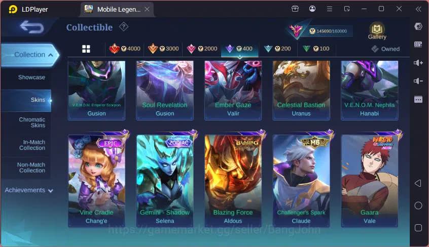 Mobile Legends: Bang Bang Accounts GLOBAL|Hero 132|Skin 467|Legend Alucard+Franco,ASP image 16
