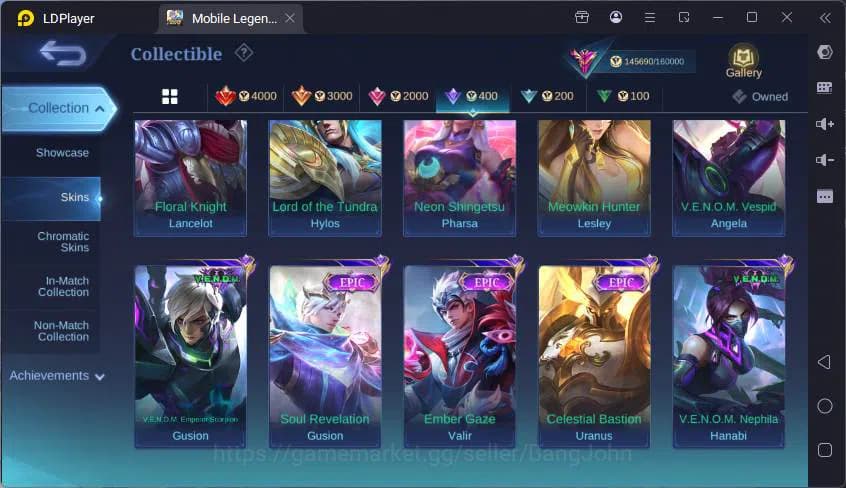 Mobile Legends: Bang Bang Accounts GLOBAL|Hero 132|Skin 467|Legend Alucard+Franco,ASP image 17