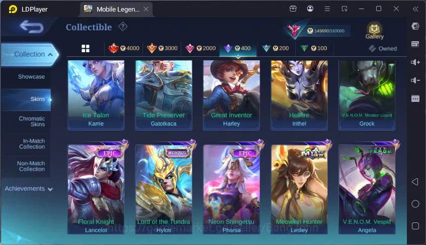 Mobile Legends: Bang Bang Accounts GLOBAL|Hero 132|Skin 467|Legend Alucard+Franco,ASP image 18