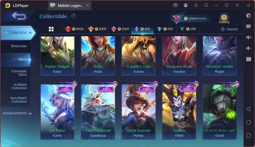 Mobile Legends: Bang Bang Accounts GLOBAL|Hero 132|Skin 467|Legend Alucard+Franco,ASP image 19