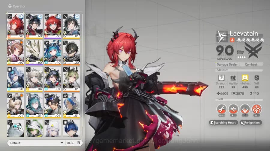 Arknights: Endfield Accounts ASIA | Level 50 | 2 Limit+1 Sign | Laevatain Sign, image 3