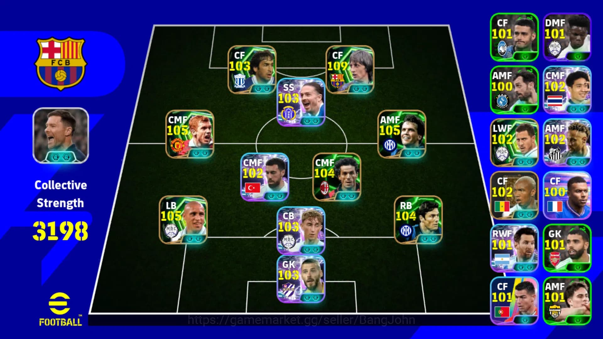 eFootball Accounts Power 3198 | Johan Cruyff Epic DB | Paul Scholes E image 1