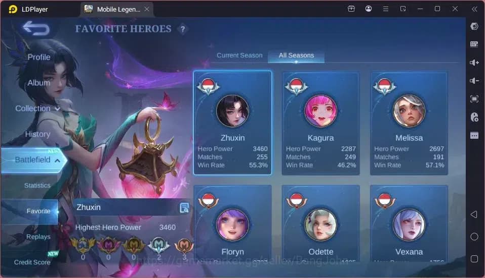 Mobile Legends: Bang Bang Accounts GLOBAL Hero 44 Skin 81 |Gaara|Epic Valir,Nana|Dt image 4