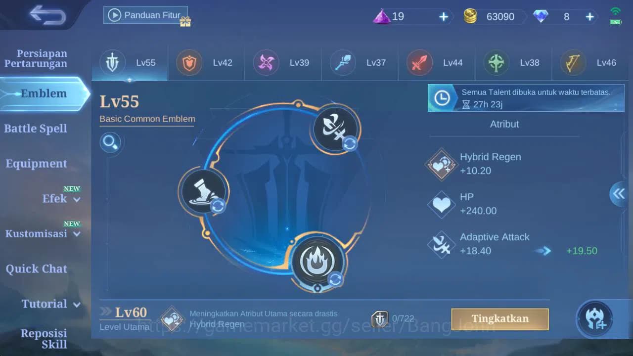 Mobile Legends: Bang Bang Accounts GLOBAL|Skin 79|hero 51|Saber(freya,saber),Valentin image 4