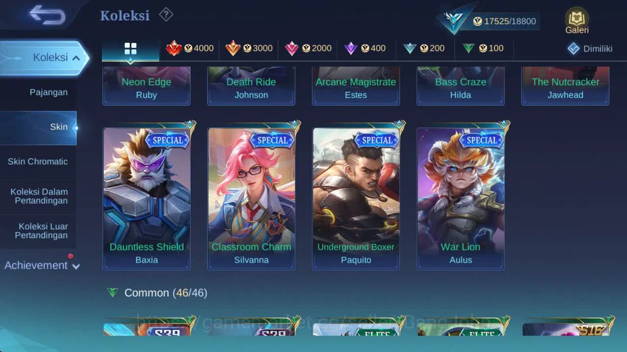 Mobile Legends: Bang Bang Accounts GLOBAL|Skin 79|hero 51|Saber(freya,saber),Valentin image 5
