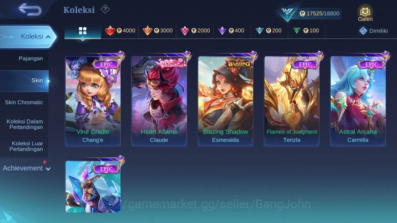 Mobile Legends: Bang Bang Accounts GLOBAL|Skin 79|hero 51|Saber(freya,saber),Valentin image 7