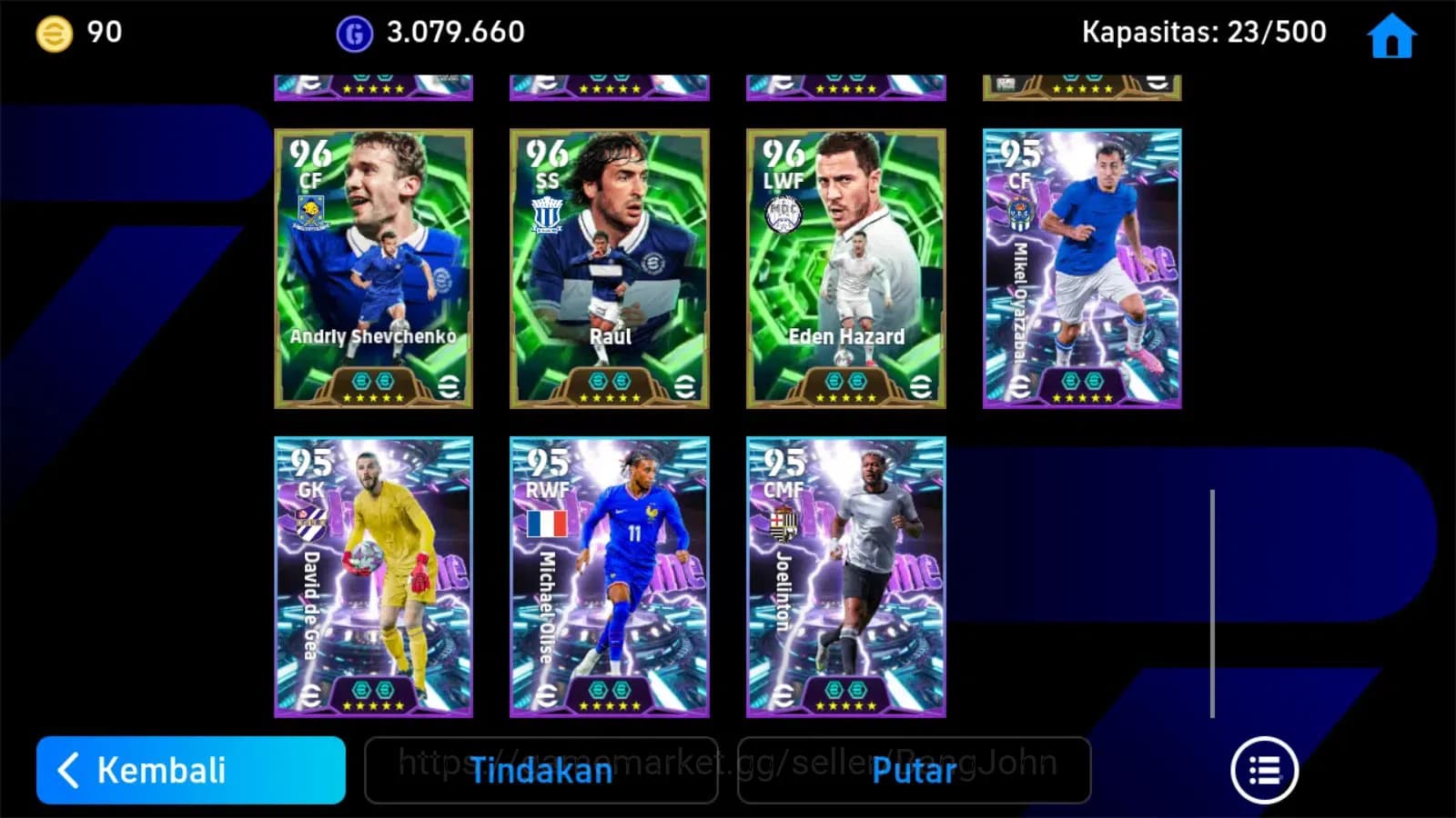 eFootball Accounts ANDROID|PW 3199|Ibrahimovic epic,cafuepic,diaz sho image 1