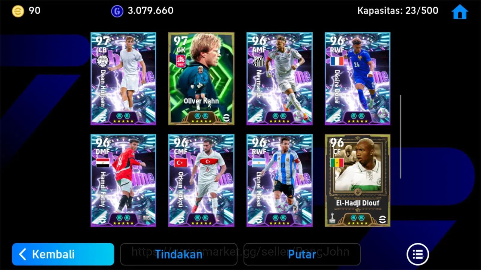 eFootball Accounts ANDROID|PW 3199|Ibrahimovic epic,cafuepic,diaz sho image 2