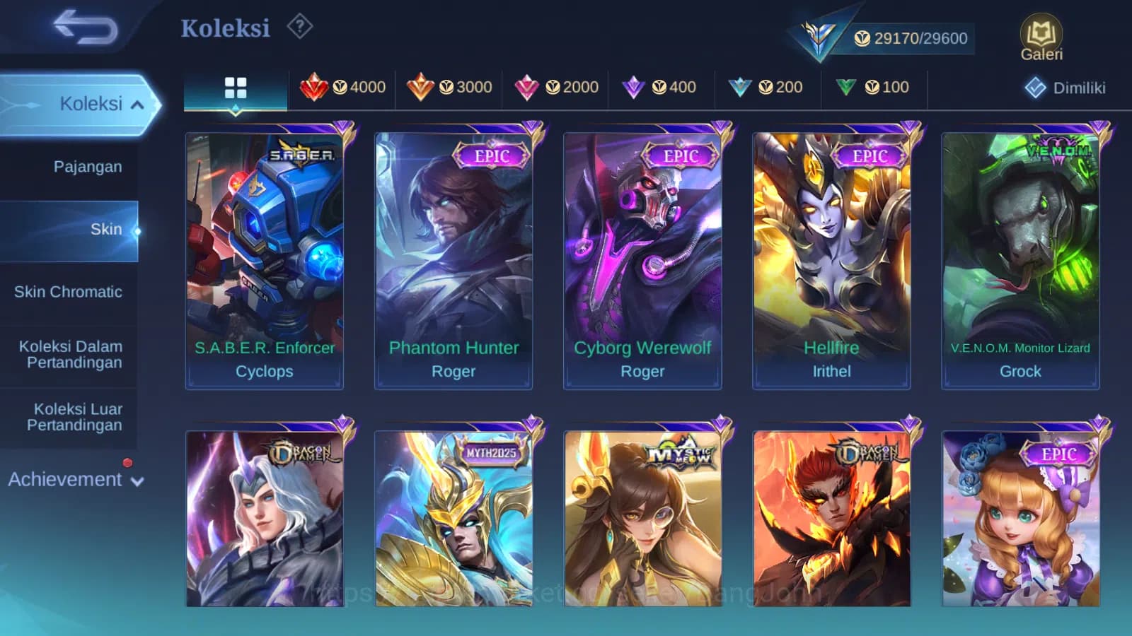 Mobile Legends: Bang Bang Accounts Hero 85 | Skin 119 | Lightborn Alucard | Dtamer Va image 5