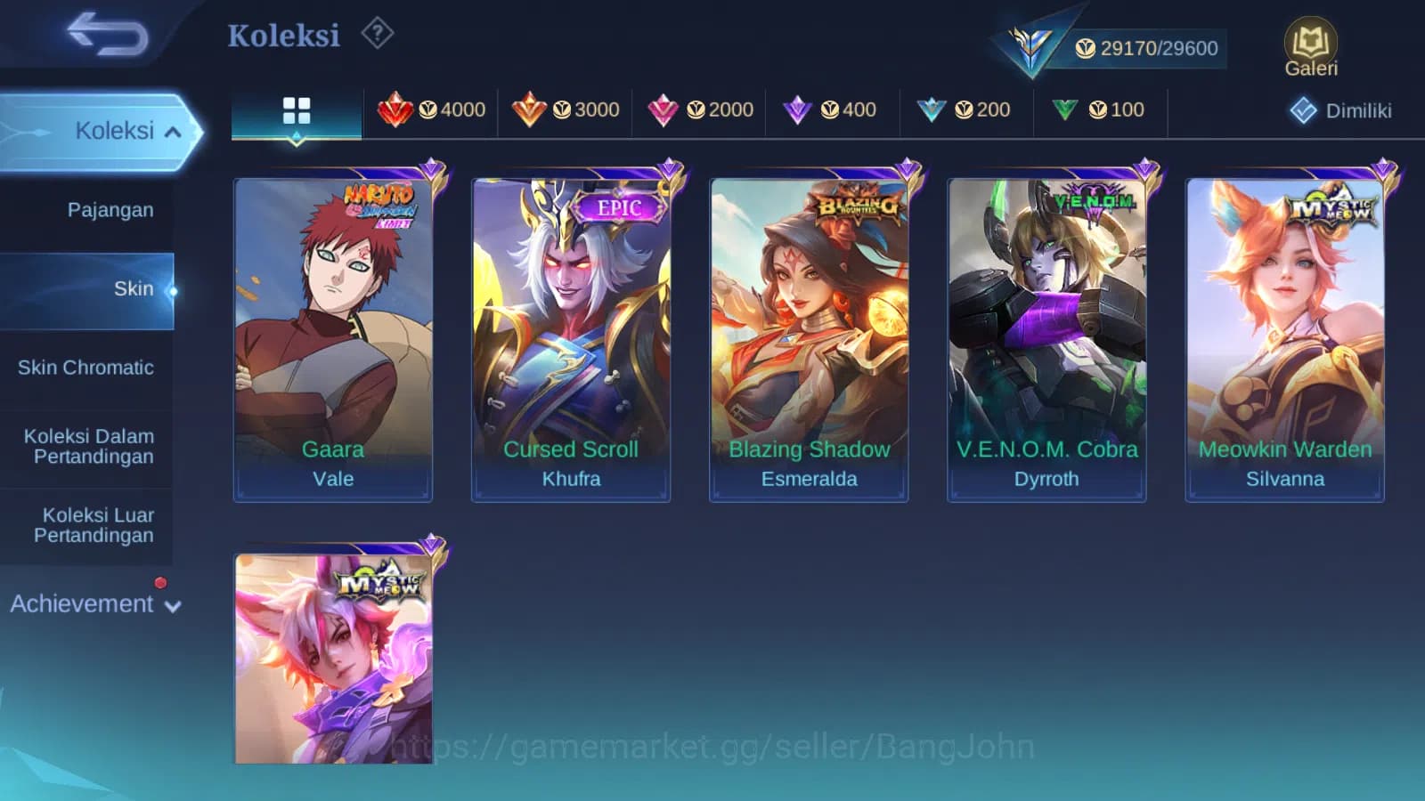 Mobile Legends: Bang Bang Accounts Hero 85 | Skin 119 | Lightborn Alucard | Dtamer Va image 7