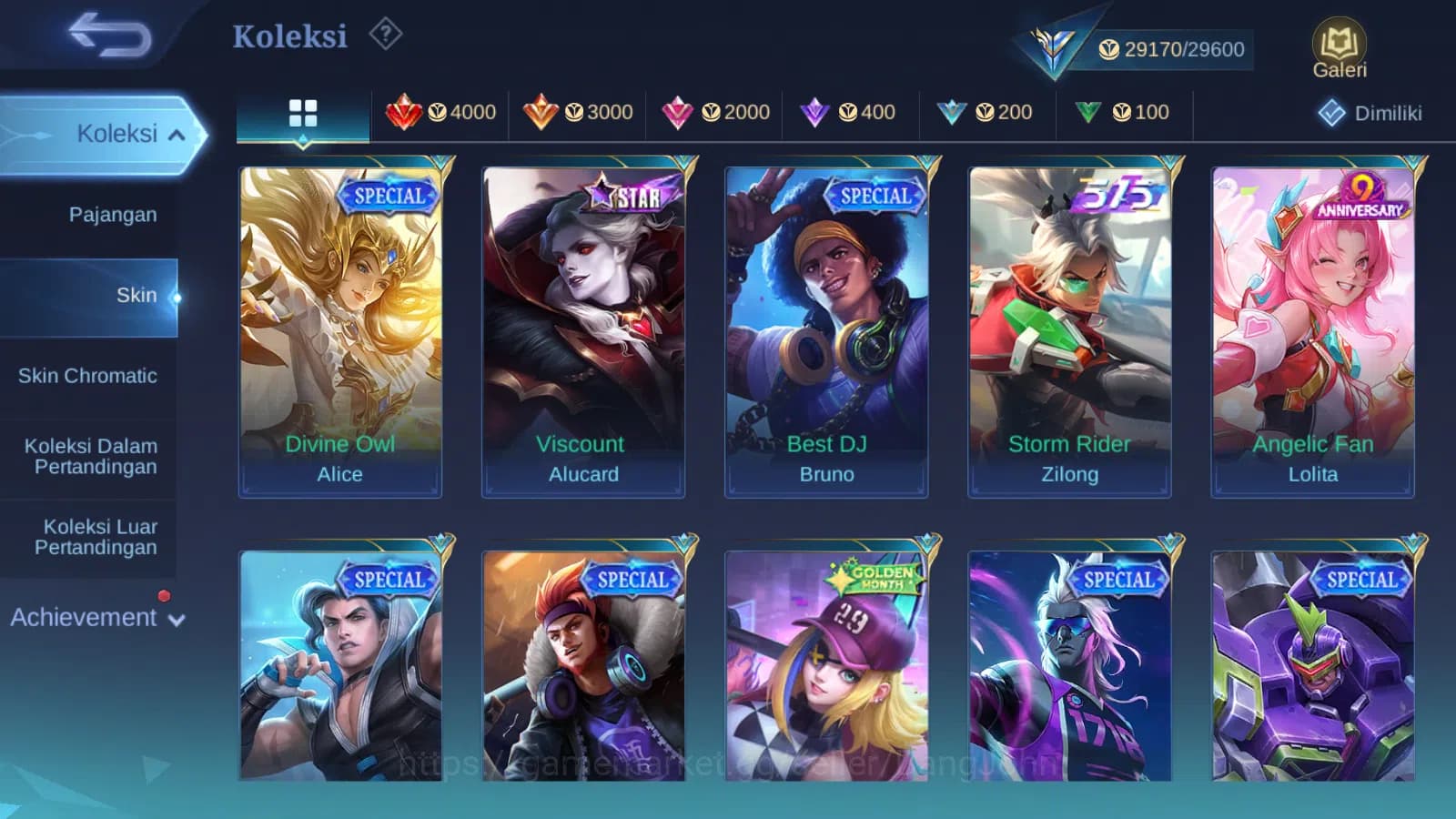 Mobile Legends: Bang Bang Accounts Hero 85 | Skin 119 | Lightborn Alucard | Dtamer Va image 8