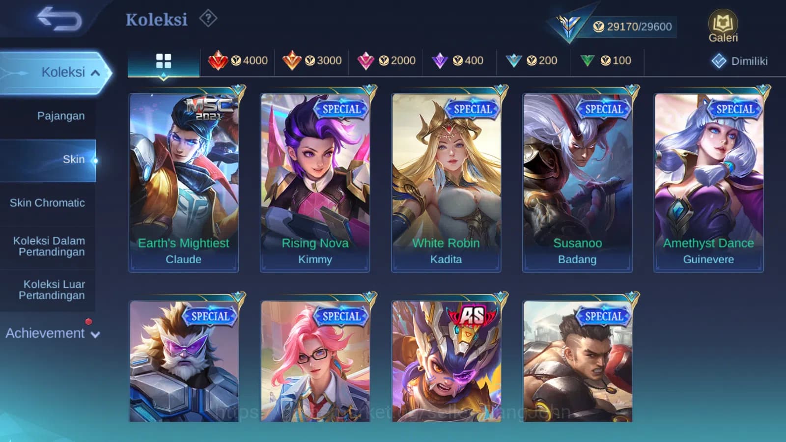 Mobile Legends: Bang Bang Accounts Hero 85 | Skin 119 | Lightborn Alucard | Dtamer Va image 9