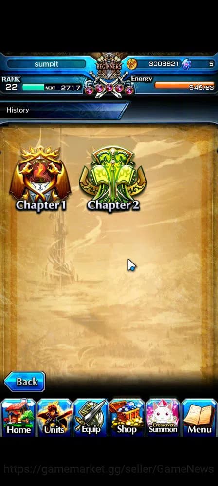 Grand Summoners Accounts Global|Rank 22|Starter|4 Ascend| Kyoko Sakura+TW,V image 11