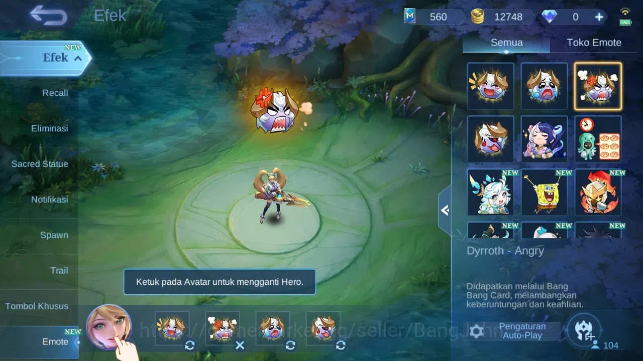 Mobile Legends: Bang Bang Accounts GLOBAL Hero 104 Skin 271 | 11.11 Nolan | JJK Julia image 13
