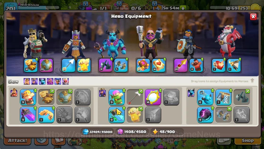 Clash of Clans Accounts TH 16-BH 9|LV 201|HH 10|BK 68,AQ 85,GW 49,MP 56,RC image 7