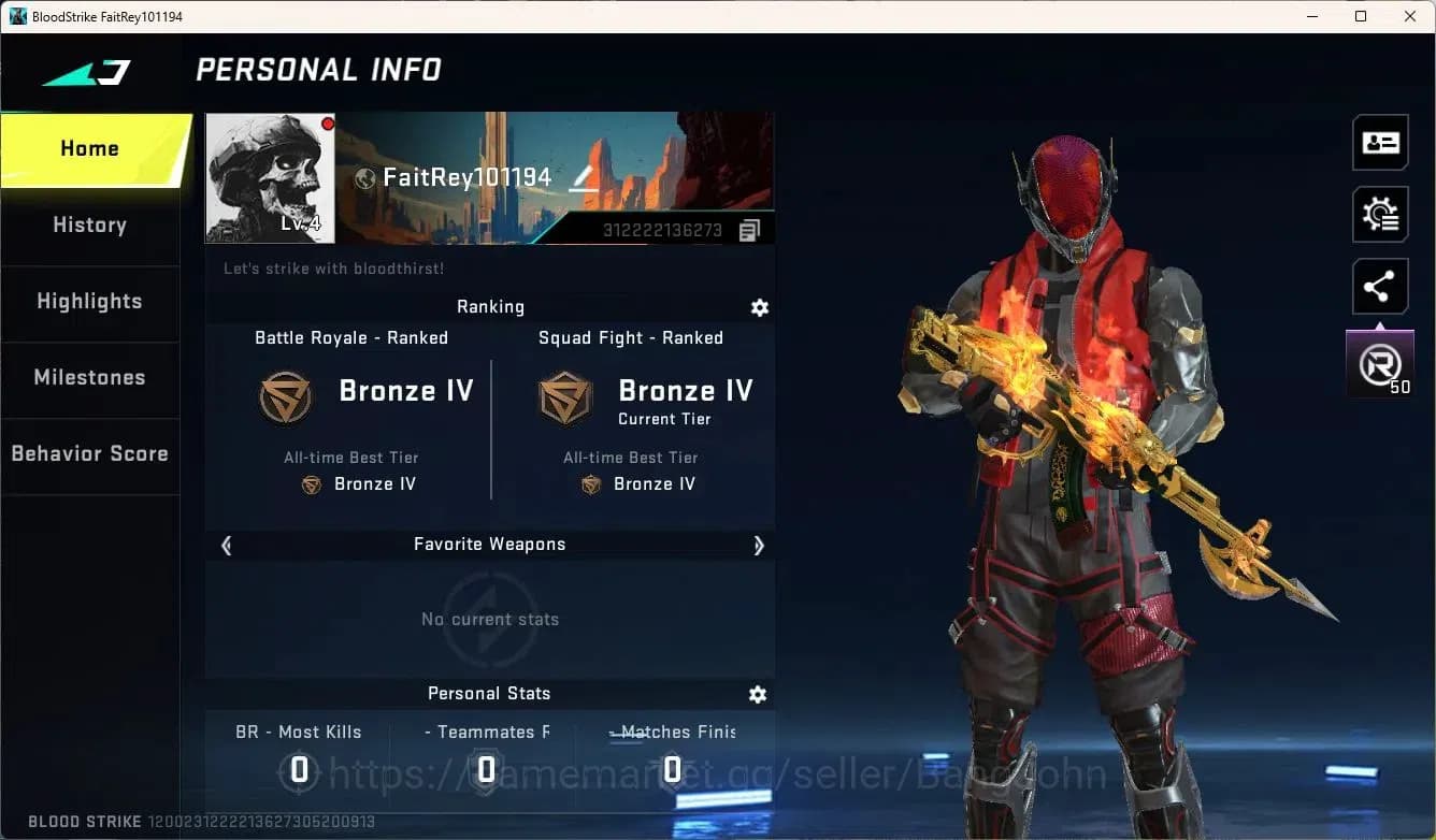 Blood Strike Accounts ASIA | 1 7DS: AK47 | 2 Legendary Guns |More Check image 6