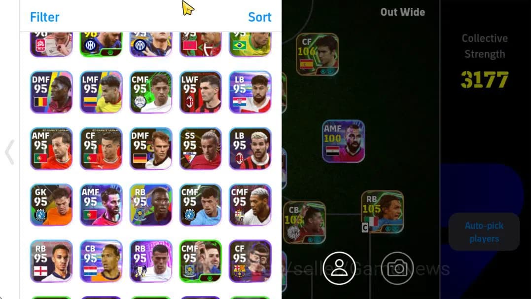 eFootball Accounts Mobile|Big Time Frank Lampard,Gerd Muller(Phenom F image 3