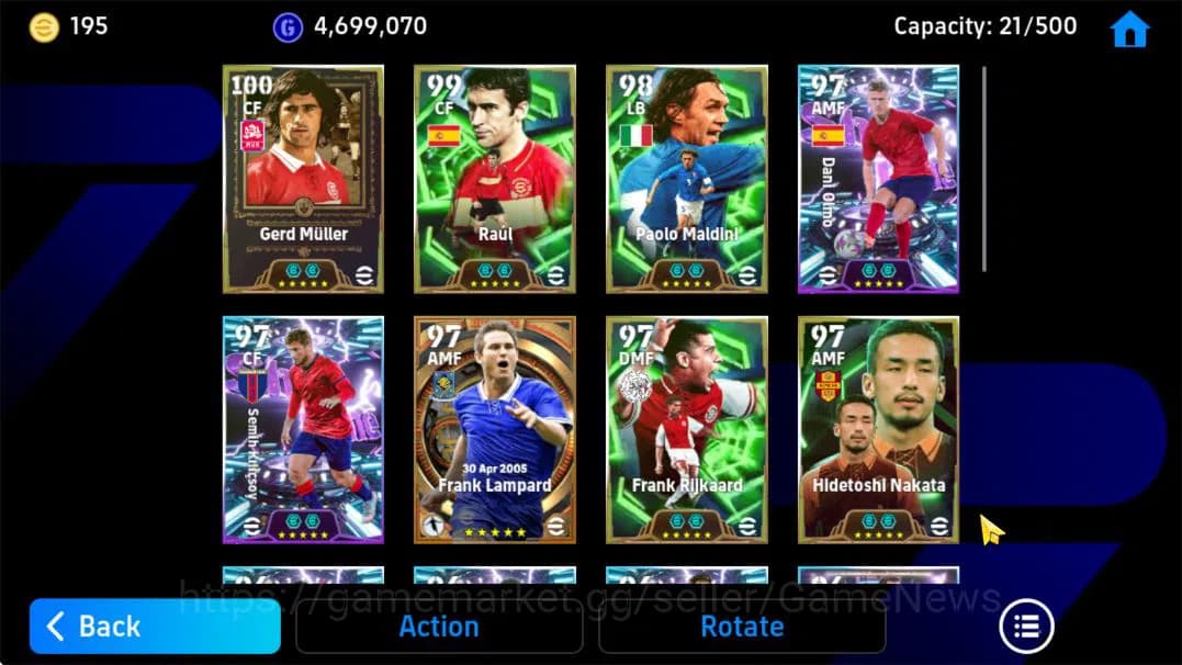 eFootball Accounts Mobile|Big Time Frank Lampard,Gerd Muller(Phenom F image 6