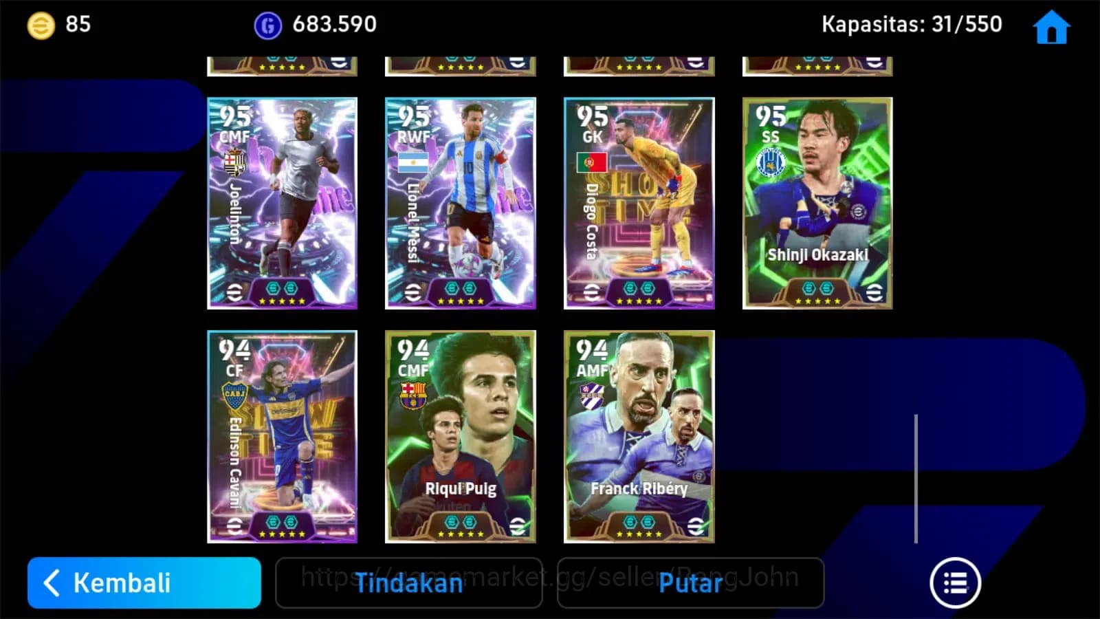 eFootball Accounts ANDROID|PW 3207|Dembele balon,yamal balon,puskas e image 1