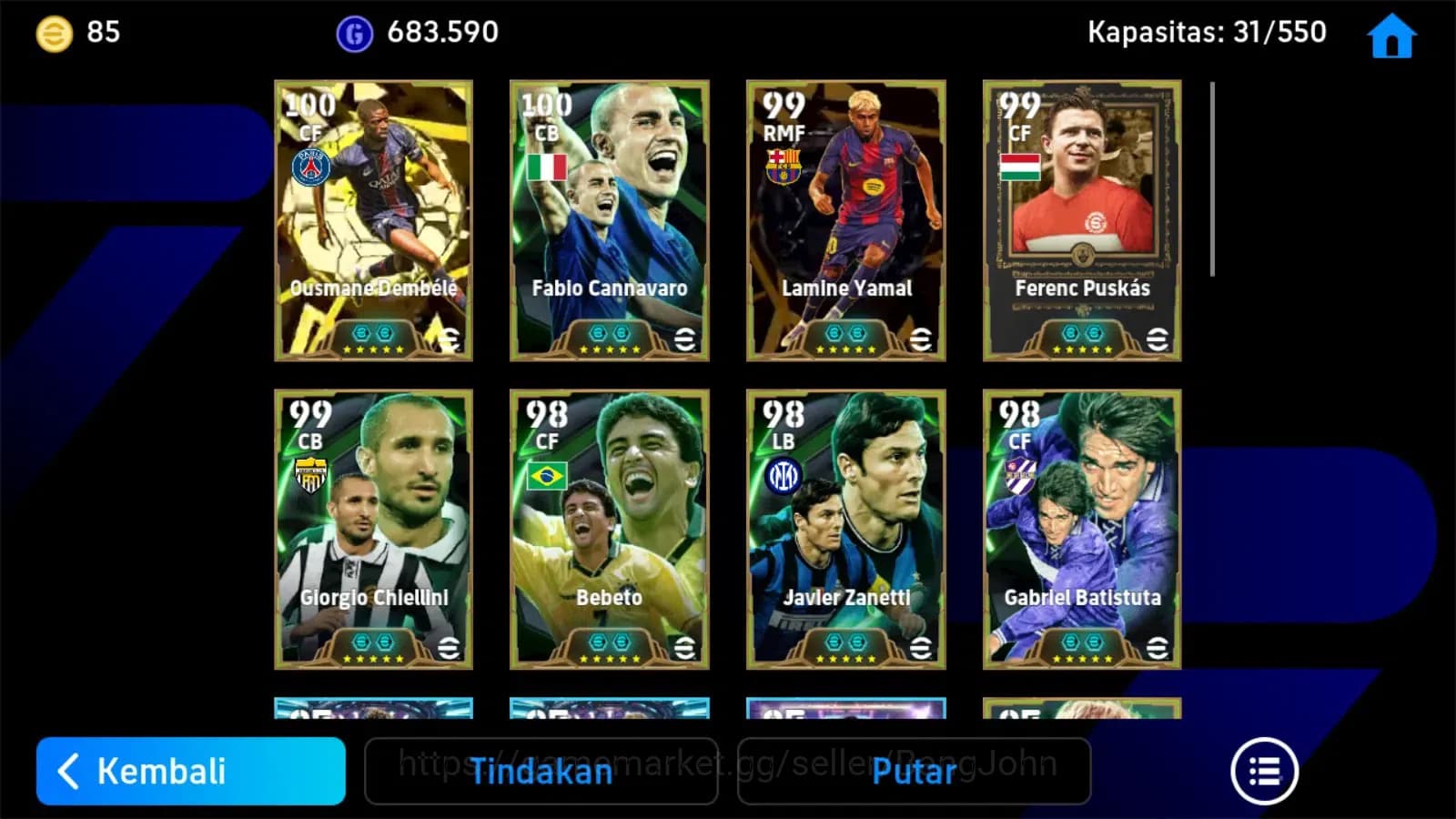 eFootball Accounts ANDROID|PW 3207|Dembele balon,yamal balon,puskas e image 4