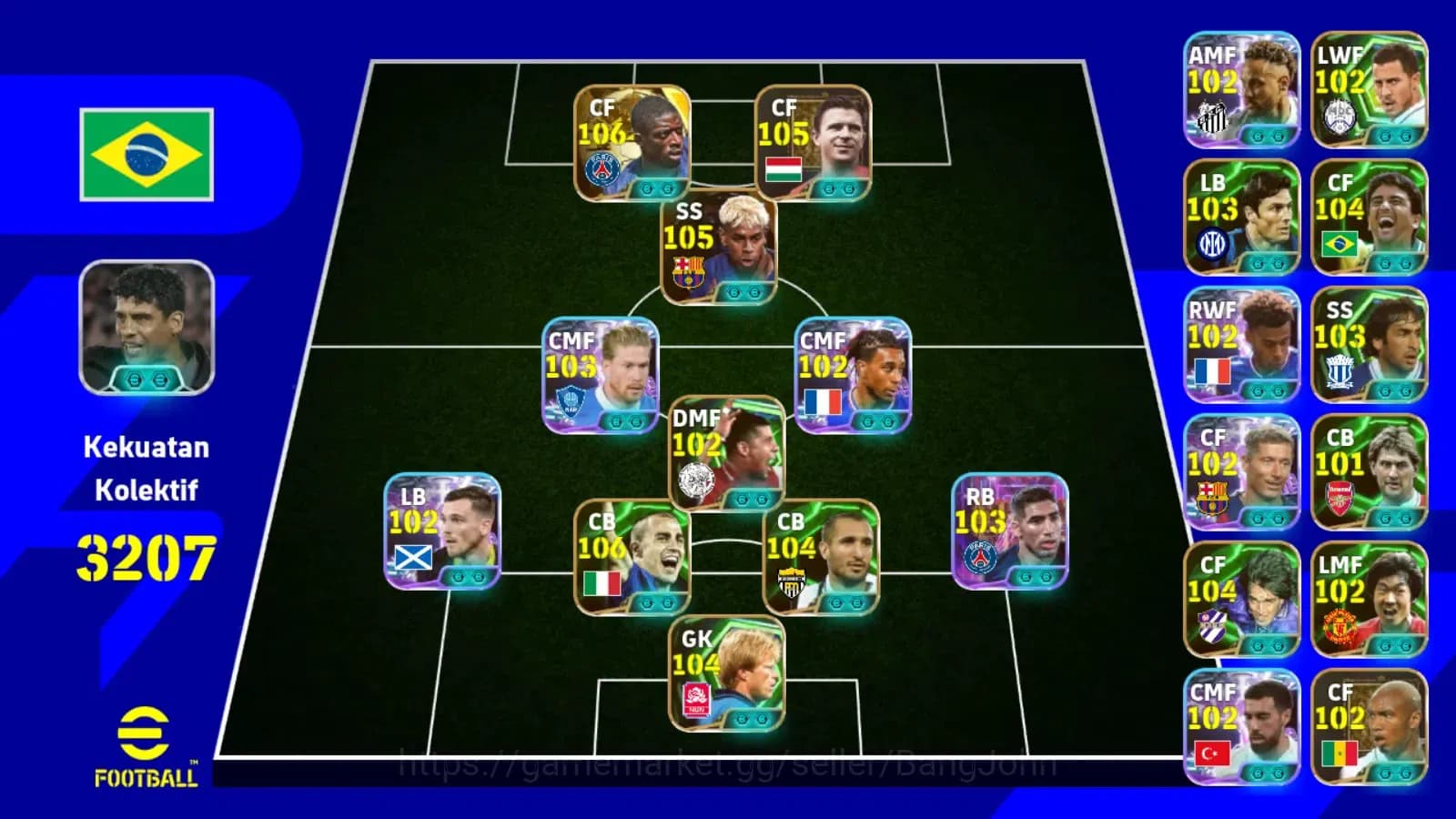 eFootball Accounts ANDROID|PW 3207|Dembele balon,yamal balon,puskas e image 7