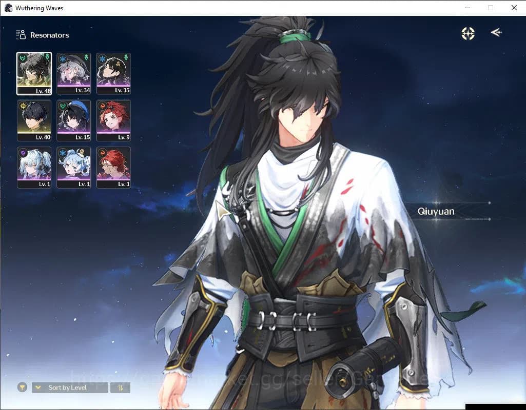 Wuthering Waves Accounts SEA | UL 21 | 1 Limited | Qiuyuan | MC Male | Data image 14