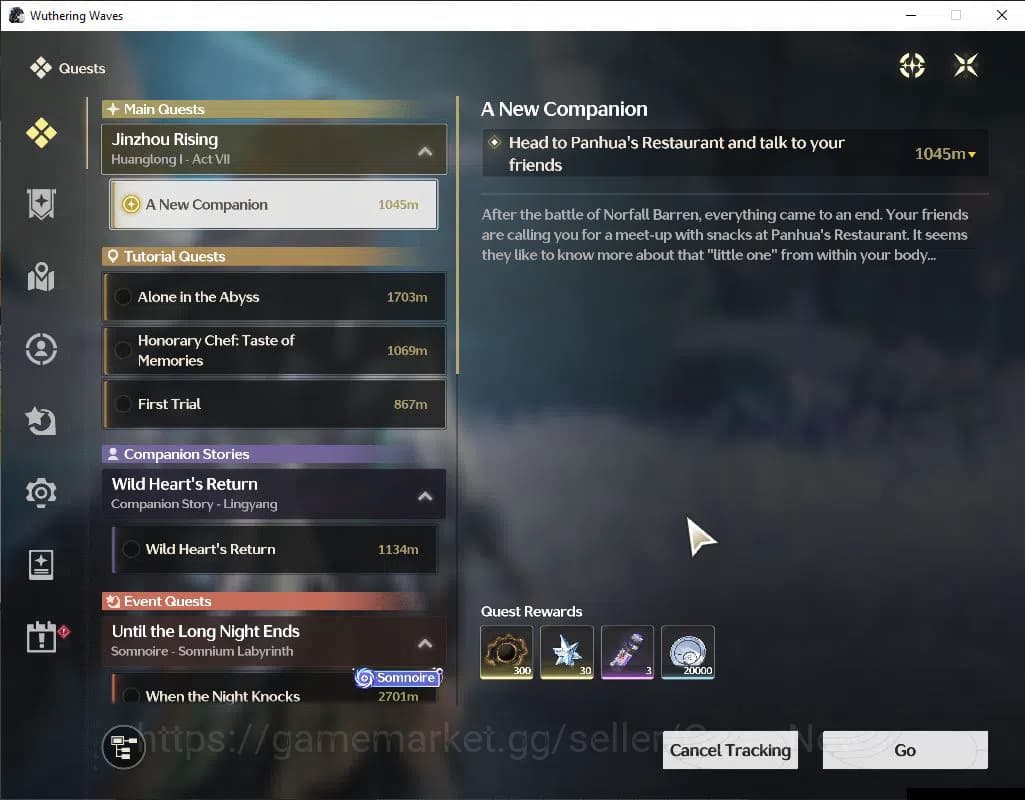 Wuthering Waves Accounts SEA | UL 21 | 1 Limited | Qiuyuan | MC Male | Data image 6